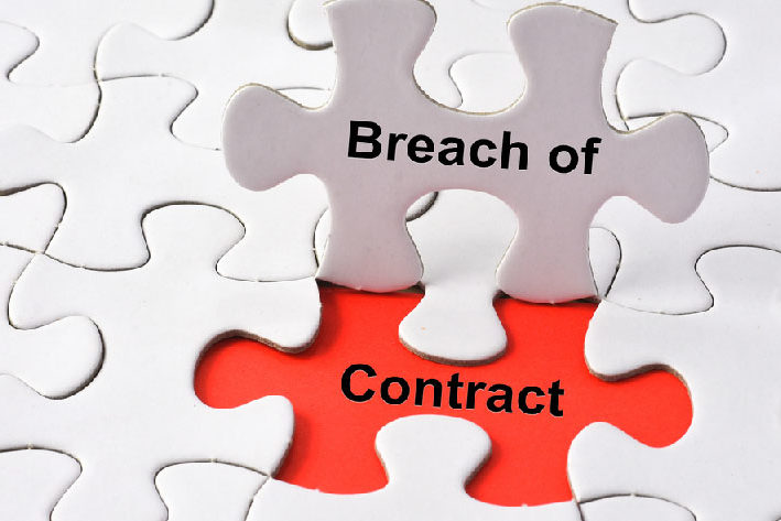 Dealing with customer breaches of contract