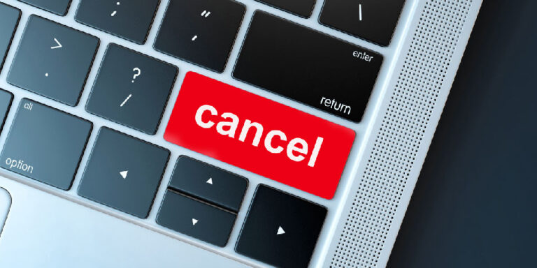 What should you do when contracts sales or purchases are cancelled